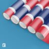 Red Blue Stripes