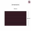 Wine Base Stripes