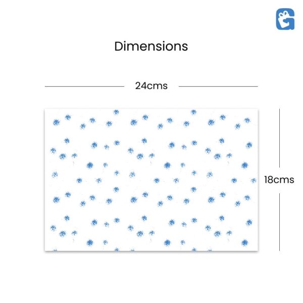 Blue Pattern Polka
