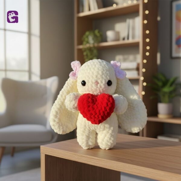 Big Ear Bunny Get handmade crochet big ear bunny stuffed toy