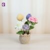 order handmade crochet decorative garden pot