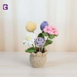 Crochet Garden Pot order handmade crochet decorative garden pot