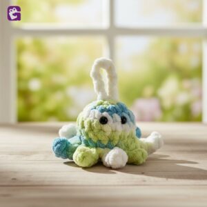 Buy adorable crochet puppy keyrings