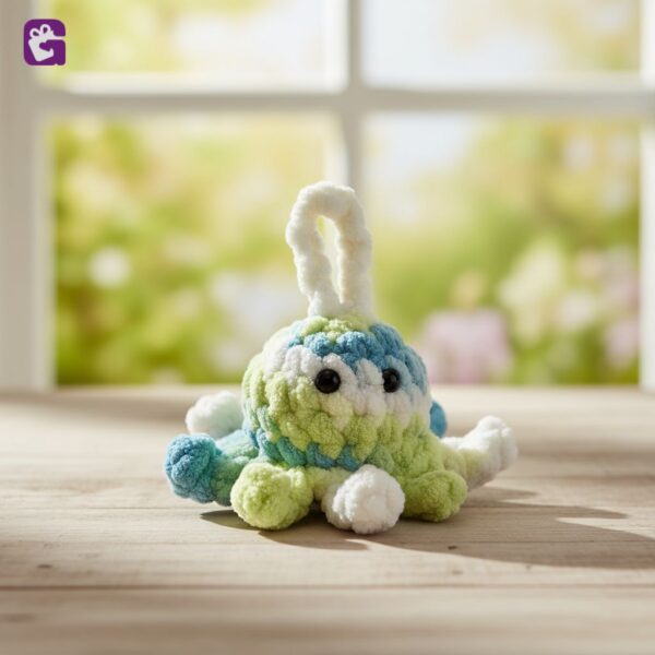 Buy adorable crochet puppy keyrings