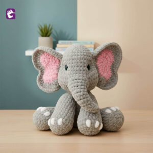Buy handmade crochet elephant