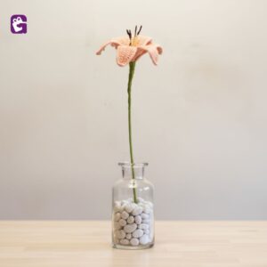 Order handmade crochet lily flower