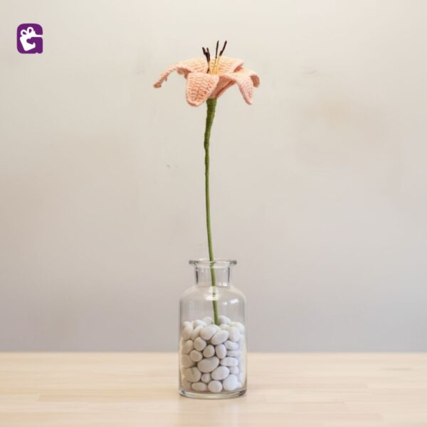 Order handmade crochet lily flower