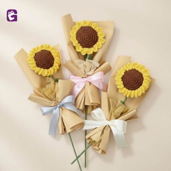 Sunflower Wrapped Gift Sunflower Wrapped Gift