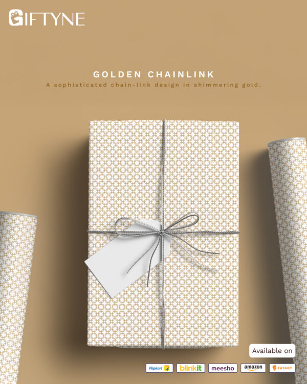 Chain Gift Wrapping Paper