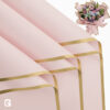 Pink and golden border korean wrapping paper image 2. 1000x1000 Korean Gift Wrapping Paper