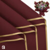 maroon and golden border korean wrapping paper.image 2 1000x1000 Korean Gift Wrapping Paper
